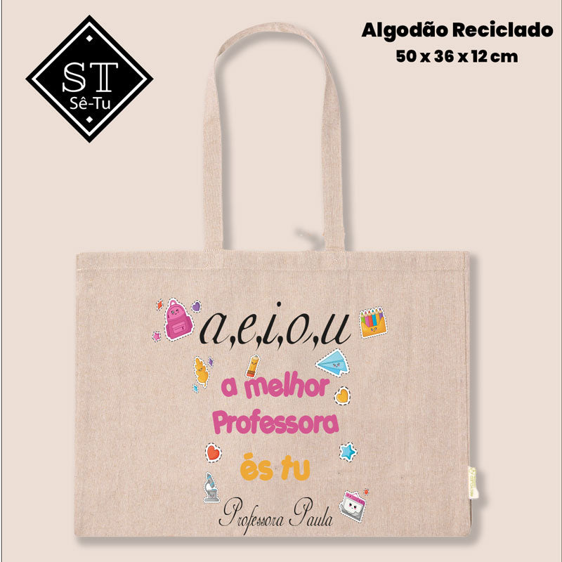 Totte Bag Professora A.E.I.O.U